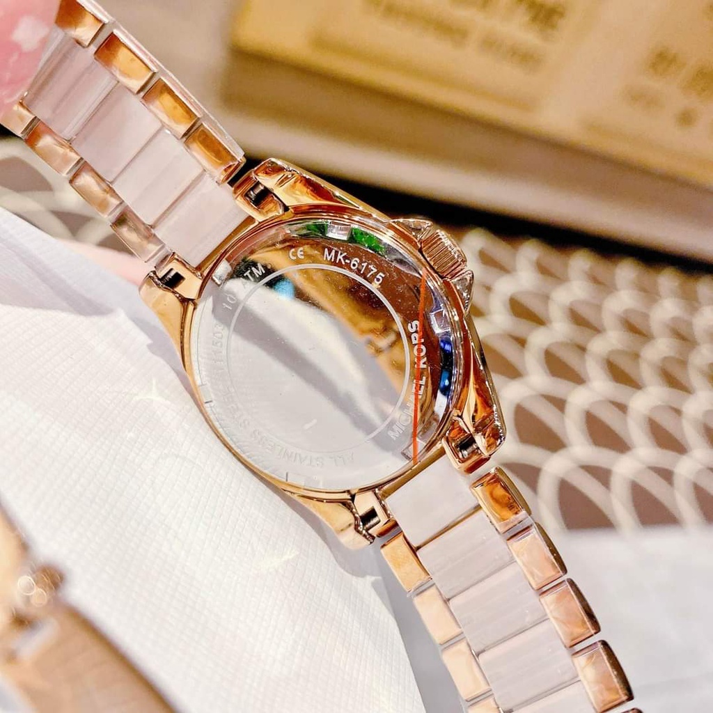 Đồng Hồ Nữ Michael Kors MK6175 Màu Rose Gold cực xinh size 32mm