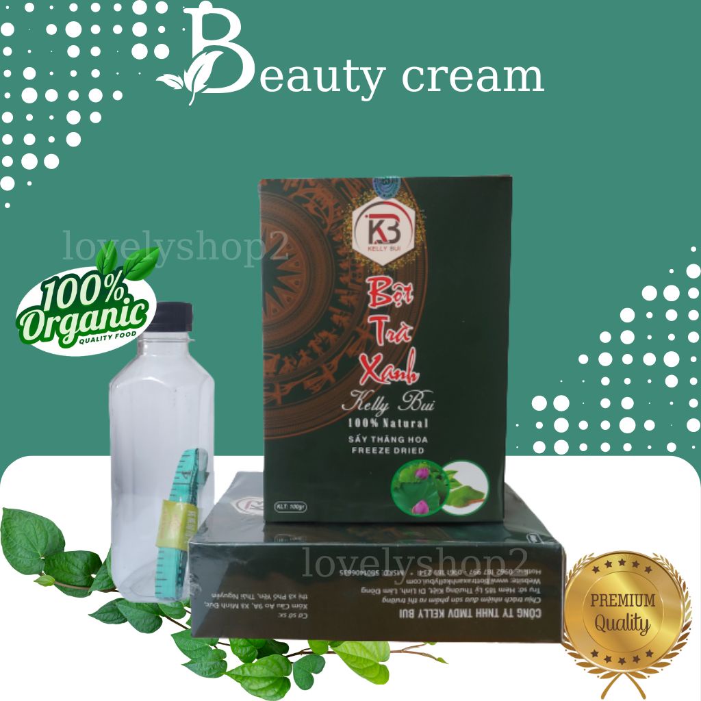 Bột Trà Xanh Giảm Mỡ Kelly Bùi Chính Hãng 100gr
