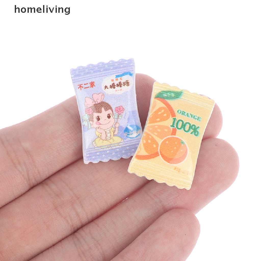Set 10 Kẹo Ngọt Mini Tỉ Lệ 1 / 12 Trang Trí Nhà Búp Bê