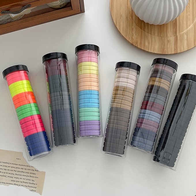 Bộ Dây Buộc Tóc Co Giãn Tốt Thời Trang Cho Nữ