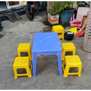 ⭐️Duy Tân Store⭐️ Bàn nhựa chữ nhật 4 Người Ngồi