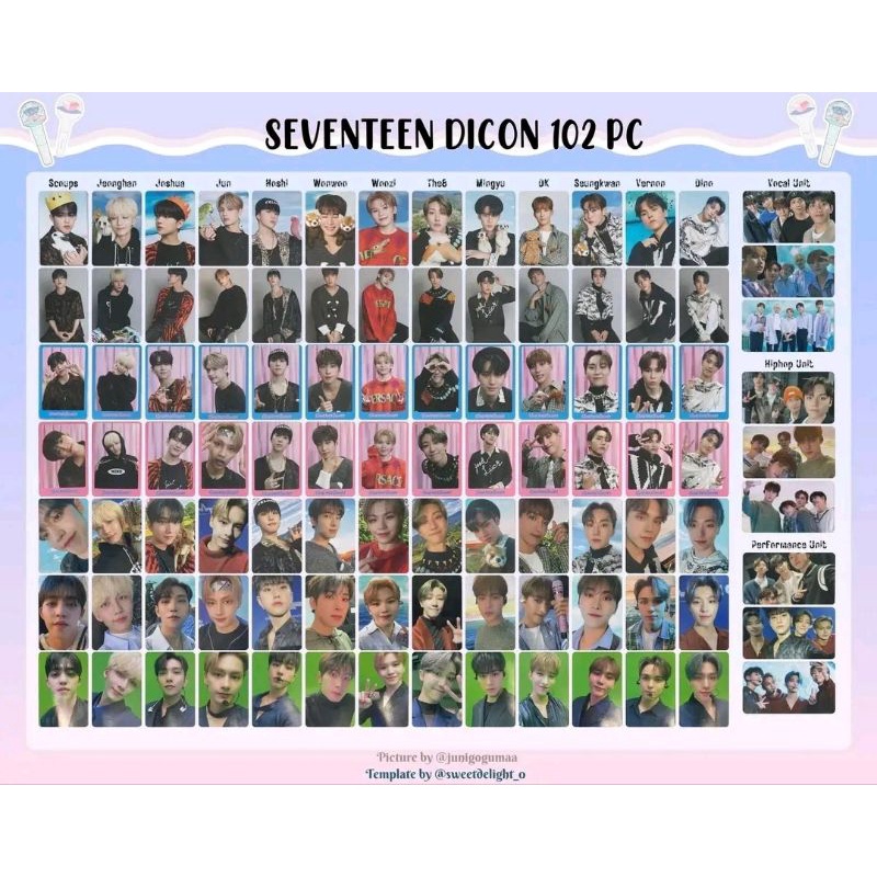 Hộp quà may mắn Seventeen và BTS