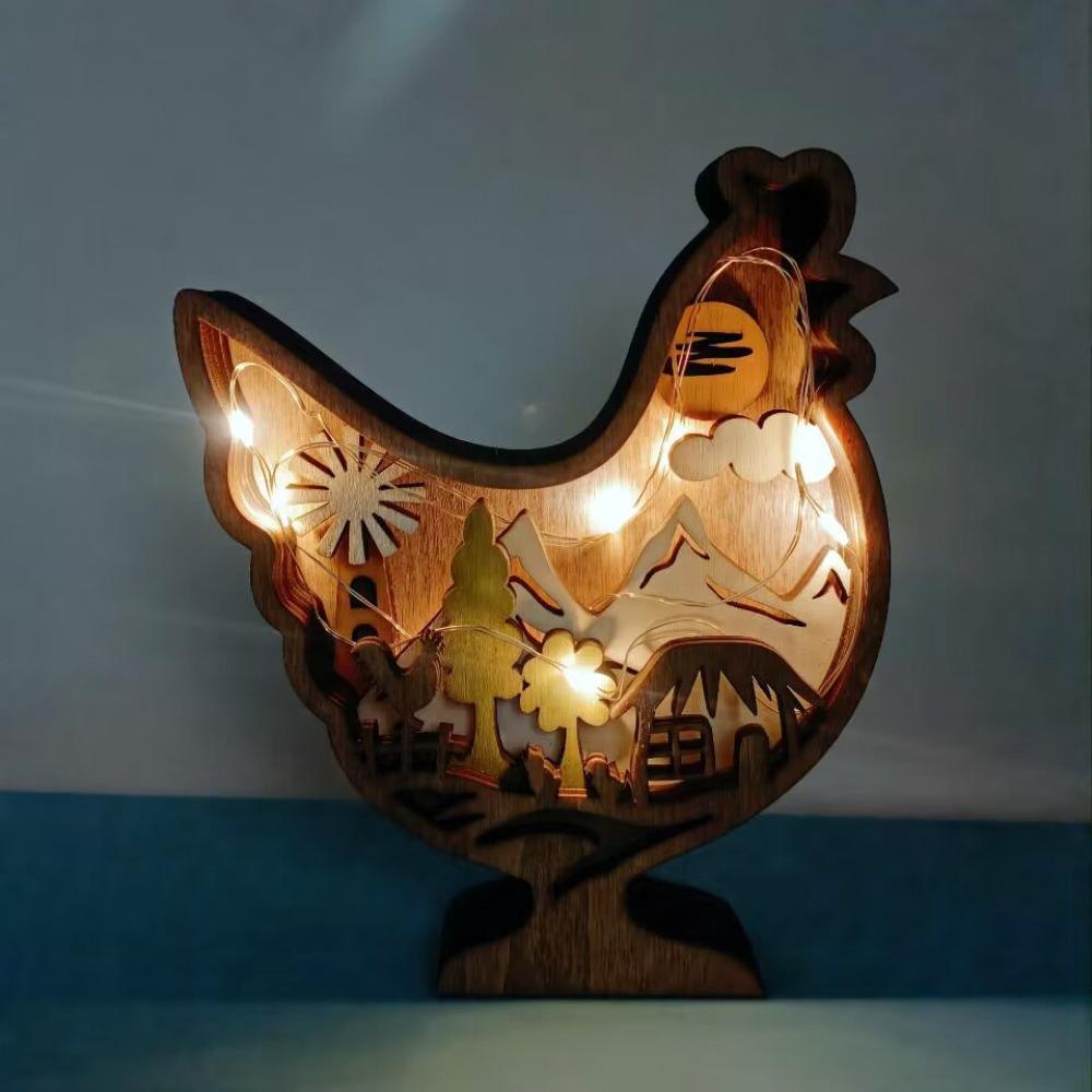 YOLA Mô Hình Tượng Thỏ / Chim / Bướm / Gà Nghệ Thuật Thu Nhỏ Dùng Để Trang Trí