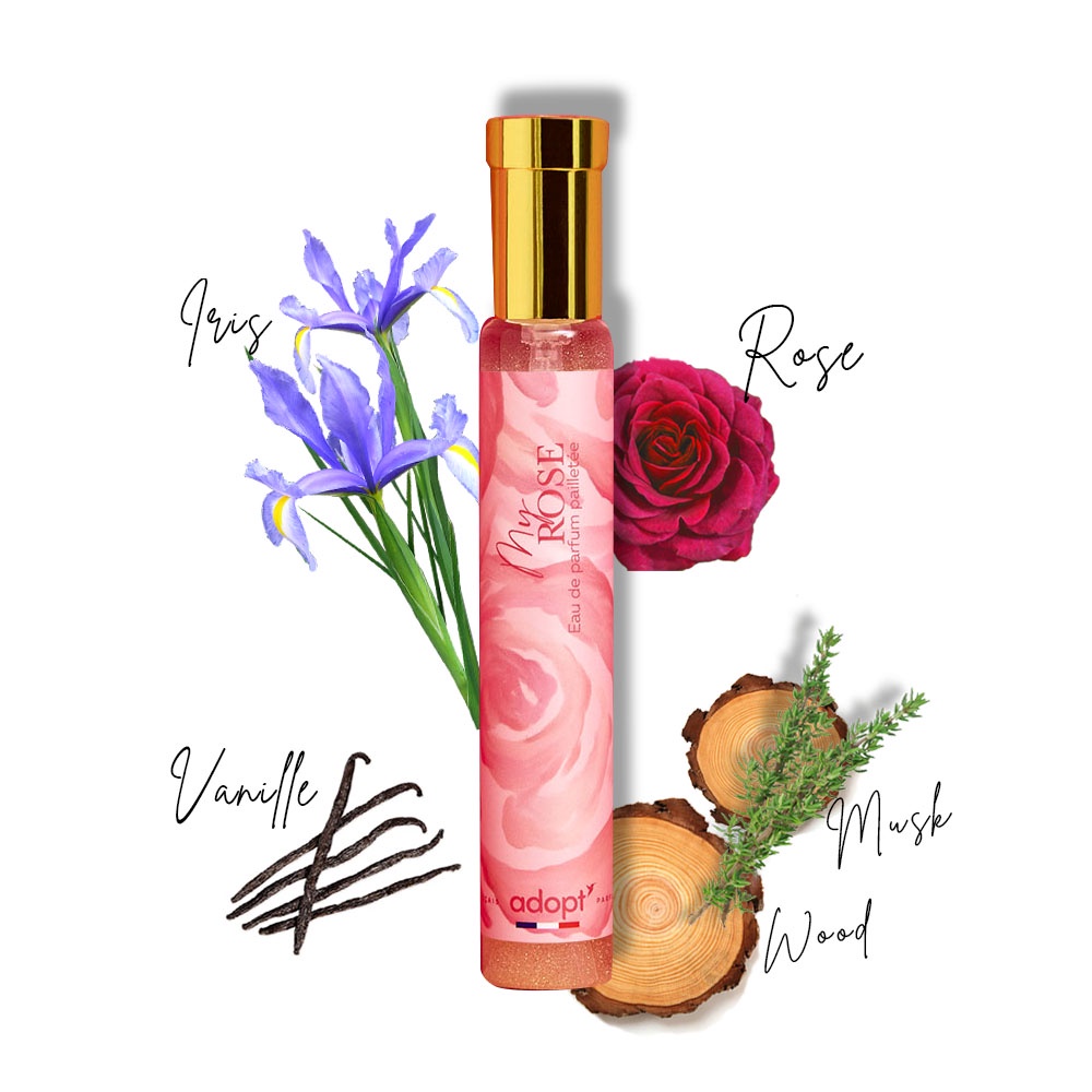 Nước Hoa Nữ 30ml ADOPT' MY ROSE Ngọt Ngào, Lôi Cuốn, Quý Phái