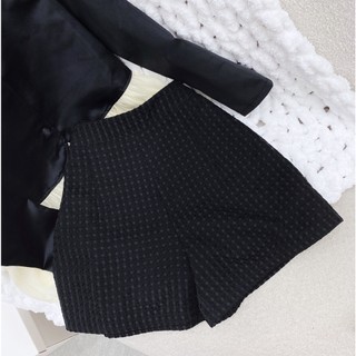 SET ÁO ĐEN PHỐI VOAN SHORT ANGI HOME