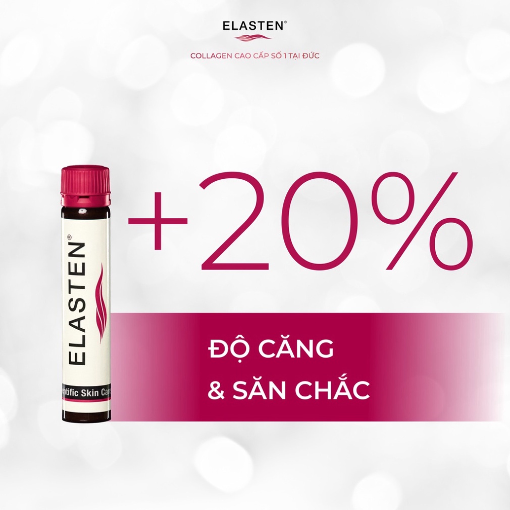 Collagen Elasten Dạng Nước Giúp Da Ẩm Mượt Căng Bóng, Mờ Thâm Nám & Làm Đầy Các Rãnh Nhăn, Nếp Nhăn