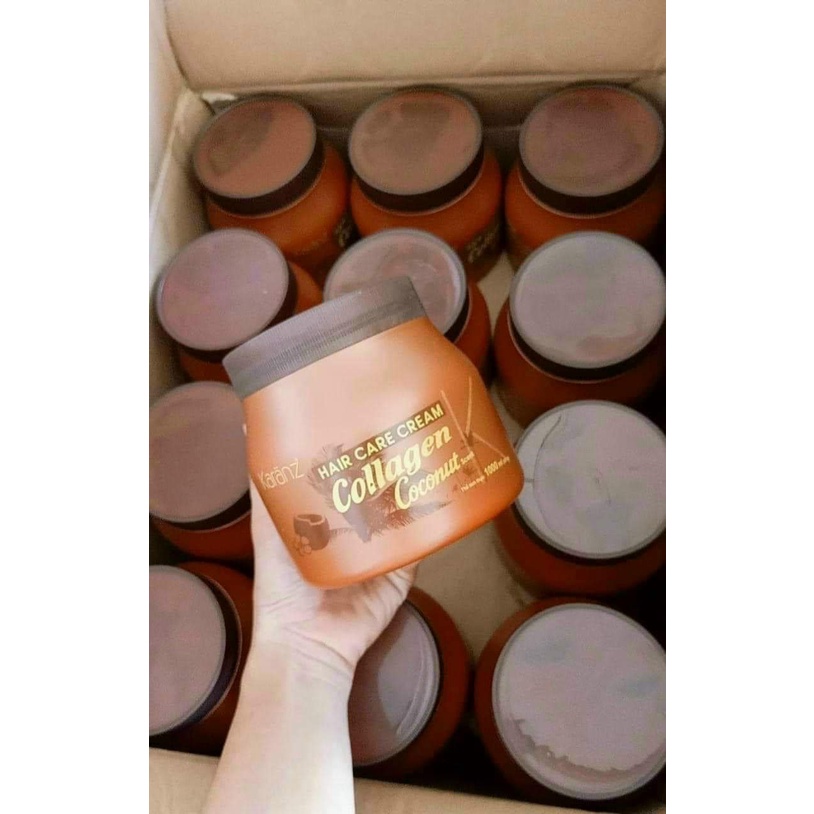 Ủ tóc Collagen Karanz hương bơ hương dừa 500ml/1000ml