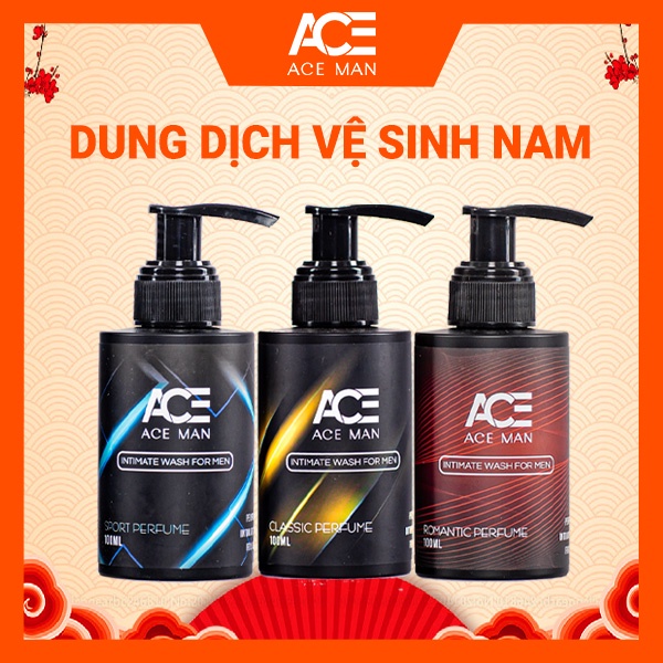 Dung dịch vệ sinh nam aceman 100ml hương nước hoa cao cấp - ảnh sản phẩm 1