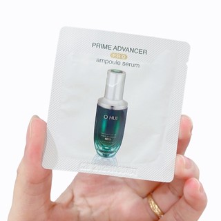 10 Gói Tinh Chất Chống Lão Hóa Ohui Prime Advancer Ampoule Serum Cho Da Săn Chắc Sáng Rạng Ngời 1ml
