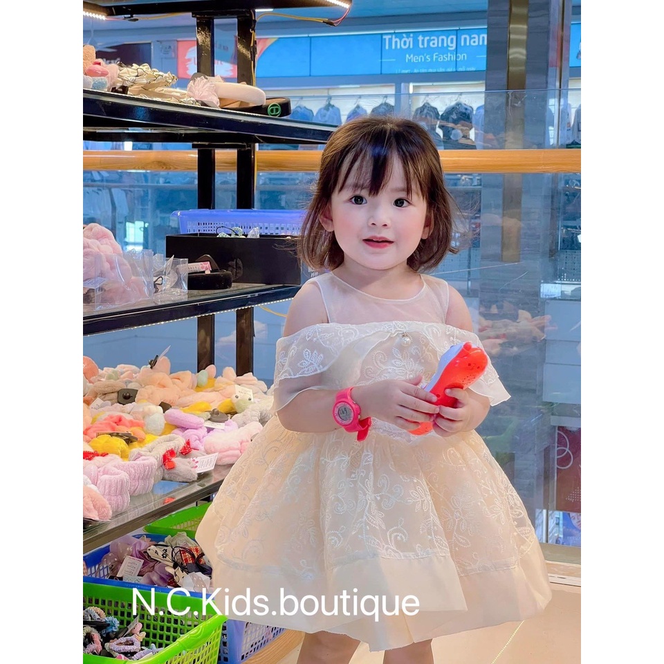 Đầm,váy ren công chúa cho bé gái. Giá rẻ đẹp hà nôi, tp hcm 10-20kg