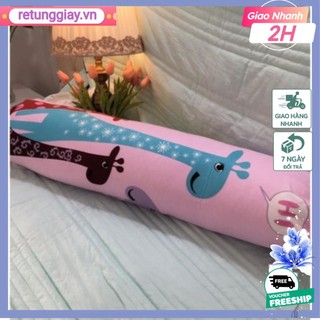 Ga Gối HCM Ruột gối ôm ép hơi 1mx35cm tặng kèm vỏ gối