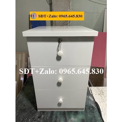 Tủ, Kệ Đầu Giường Nhựa Đài Loan Cao 68cm Ngang 42cm Màu Trắng 915