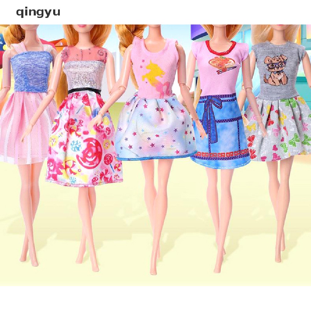 Đầm Đồ Chơi Búp Bê 30cm Thời Trang Mặc Hàng Ngày