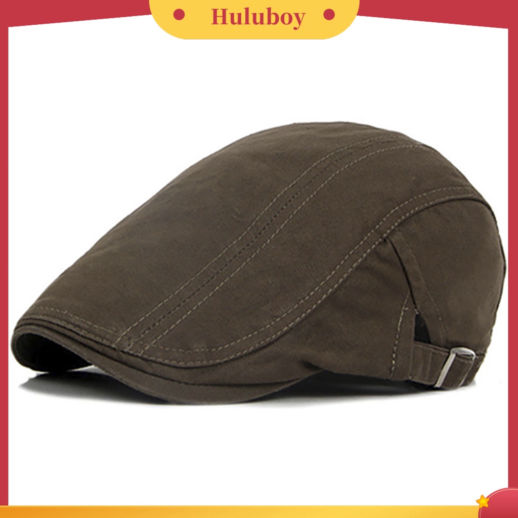 Mũ Beret Vải Cotton Màu Sắc Cổ Điển Thời Trang Cho Nam