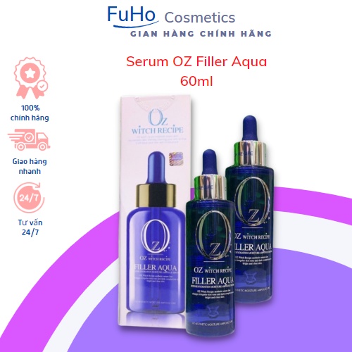 Serum cấp nước OZ Filler Aqua dưỡng ẩm Giúp căng bóng chống nhăn da Fuhocosmetics | BigBuy360 - bigbuy360.vn