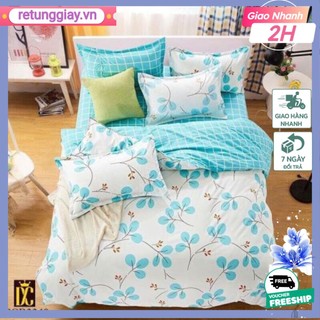 sale 69k Bộ ga kèm 2 vỏ gối 1m6