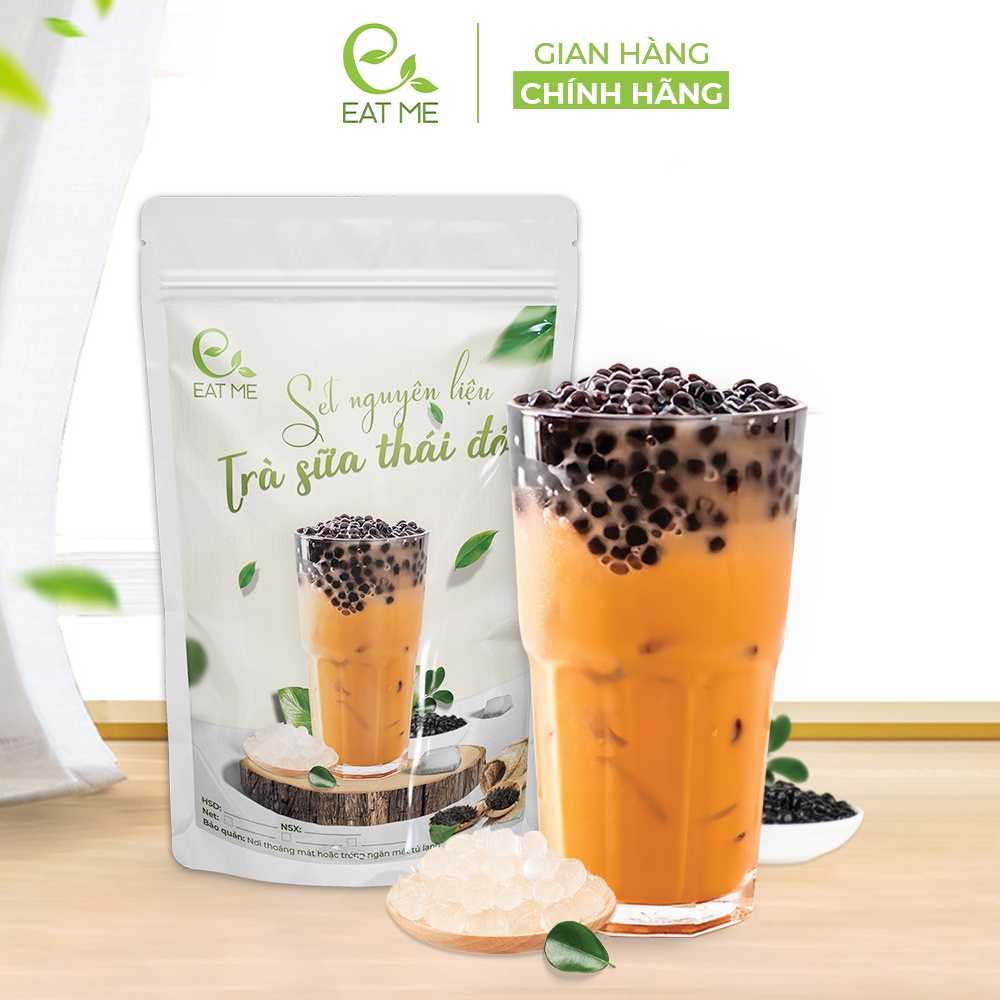 Set Trà Sữa Thái Xanh Thái Đỏ EatMe - Set Nấu Trà Sữa Thái Xanh Thái Đỏ 15 20 Ly