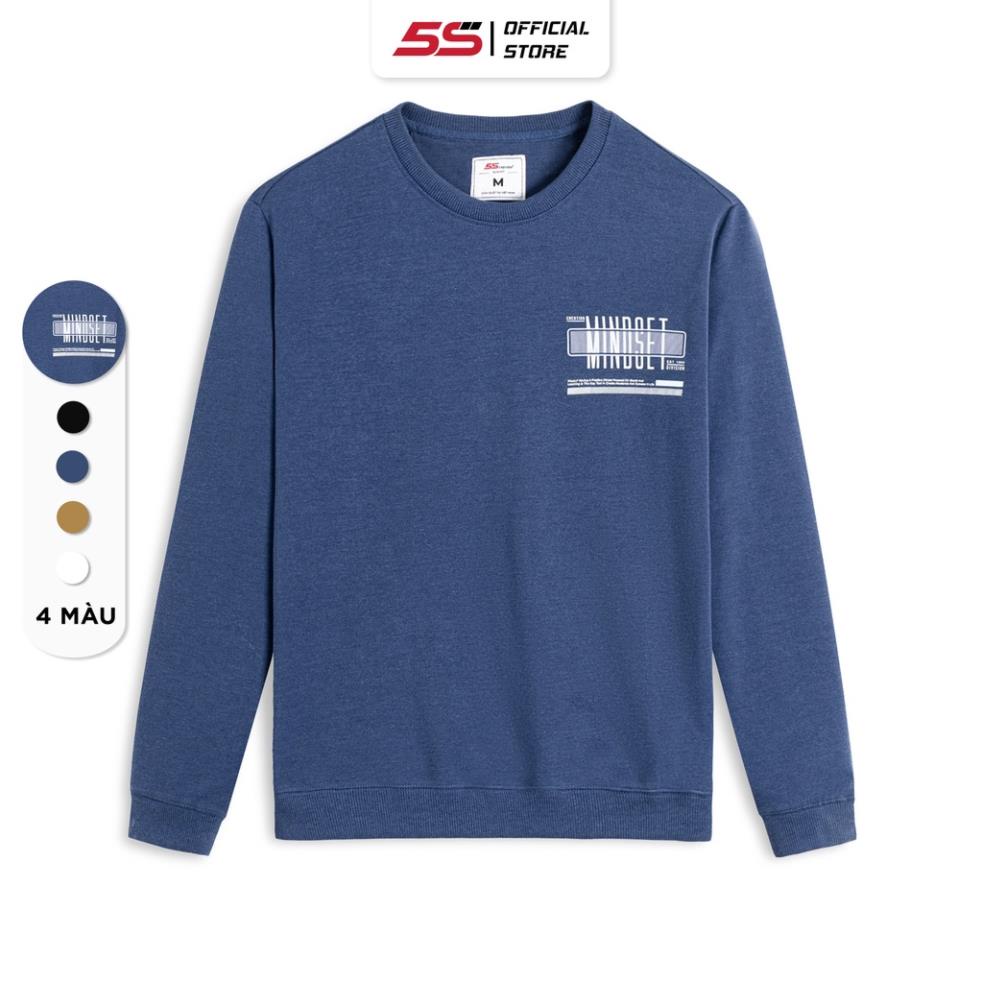 Áo Sweater Nỉ Nam 5S Chất Cotton USA Siêu Bền, Mềm Mịn, Dày Dặn, Giữ Ấm,Trẻ Trung (ANO22001)