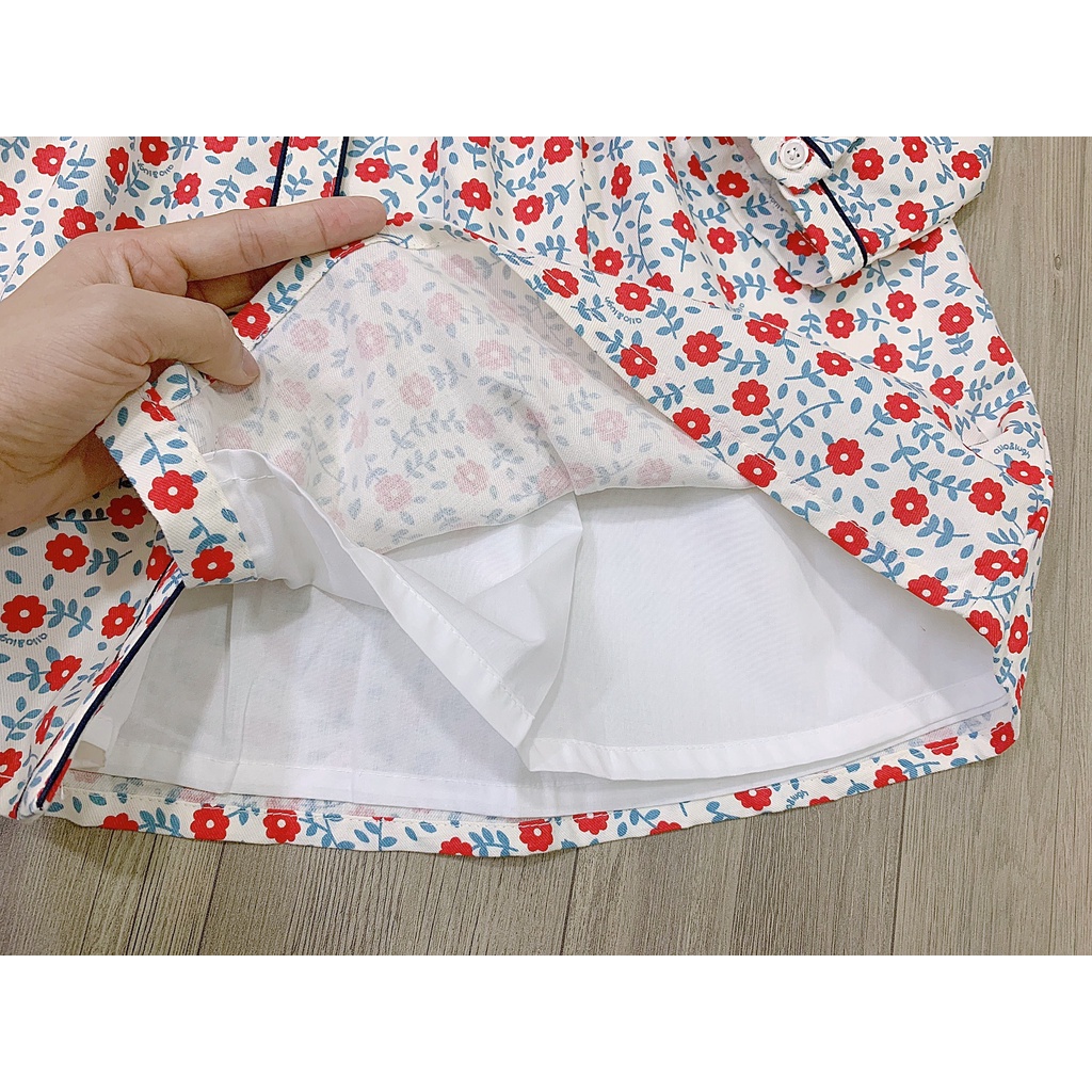 Váy Thu Đông Bé Gái Dư Xịn Xuất Hàn, Váy Cao Cấp Hãng Allo & Lugh Size 90 -140 .