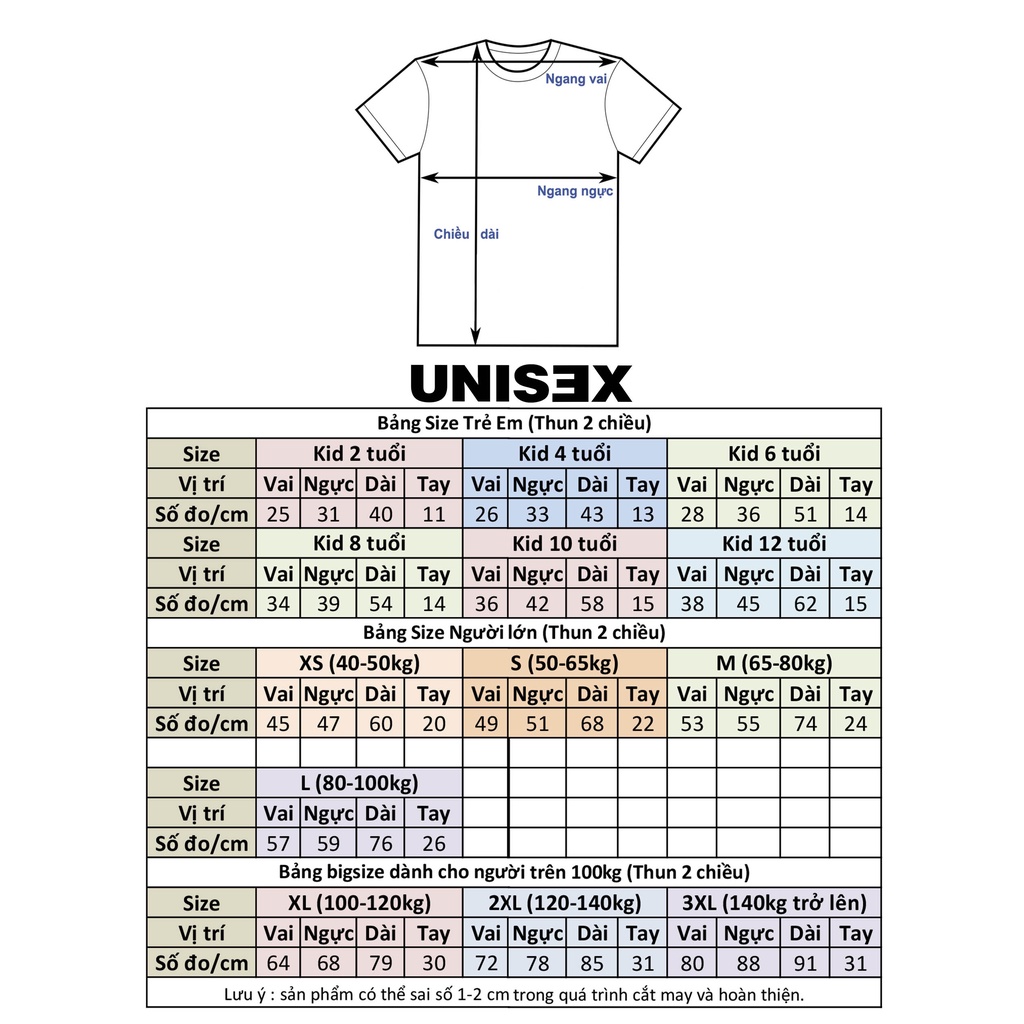 Áo lân ngũ hành - Unisex Nam Nữ - cho Bé và Gia Đình - Form Rộng - bigsize - áo nhóm - đồng phục áo lớp - local brand