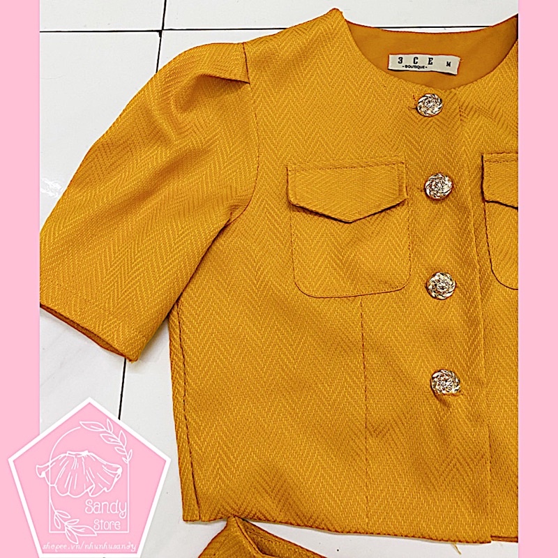 Set áo + chân váy 3CE Boutique