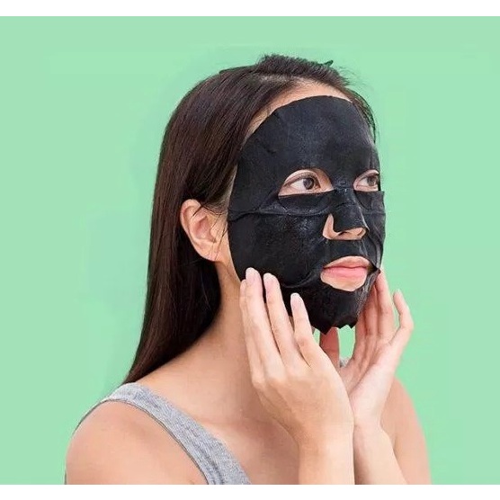 10 Miếng Mặt Nạ Dưỡng Sáng Da Dr.Morita Platinum Colloid Obsidian Extraction Brightening Black Facial Mask 30g