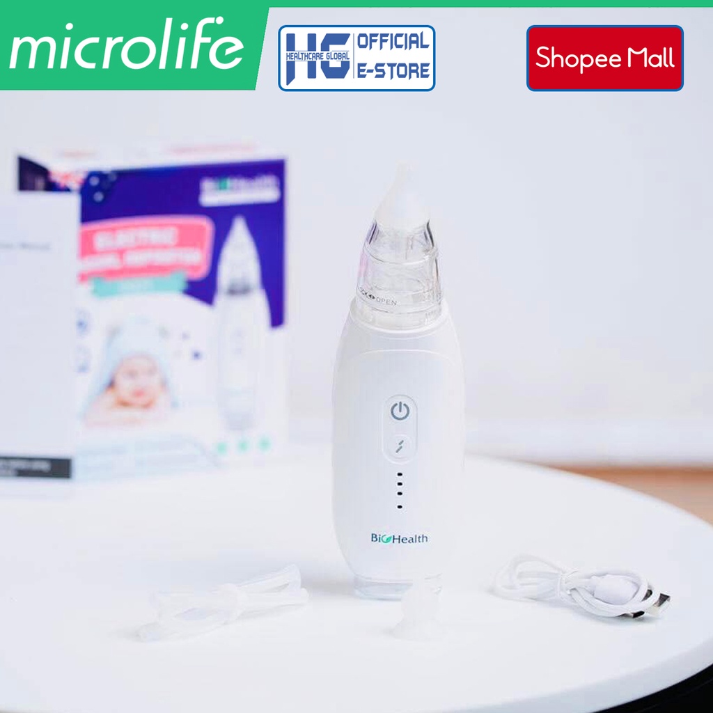 Máy Hút Mũi Microlife Biohealth DQ21 | Sử Dụng Kèm Máy Xông Khí Dung Omron , Microlife , Beurer