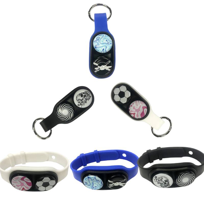 Pop Đồ Chơi Vòng Đeo Tay Nam Châm Bằng Nhựa silicone Và Kim Loại Dành Cho Trẻ Em