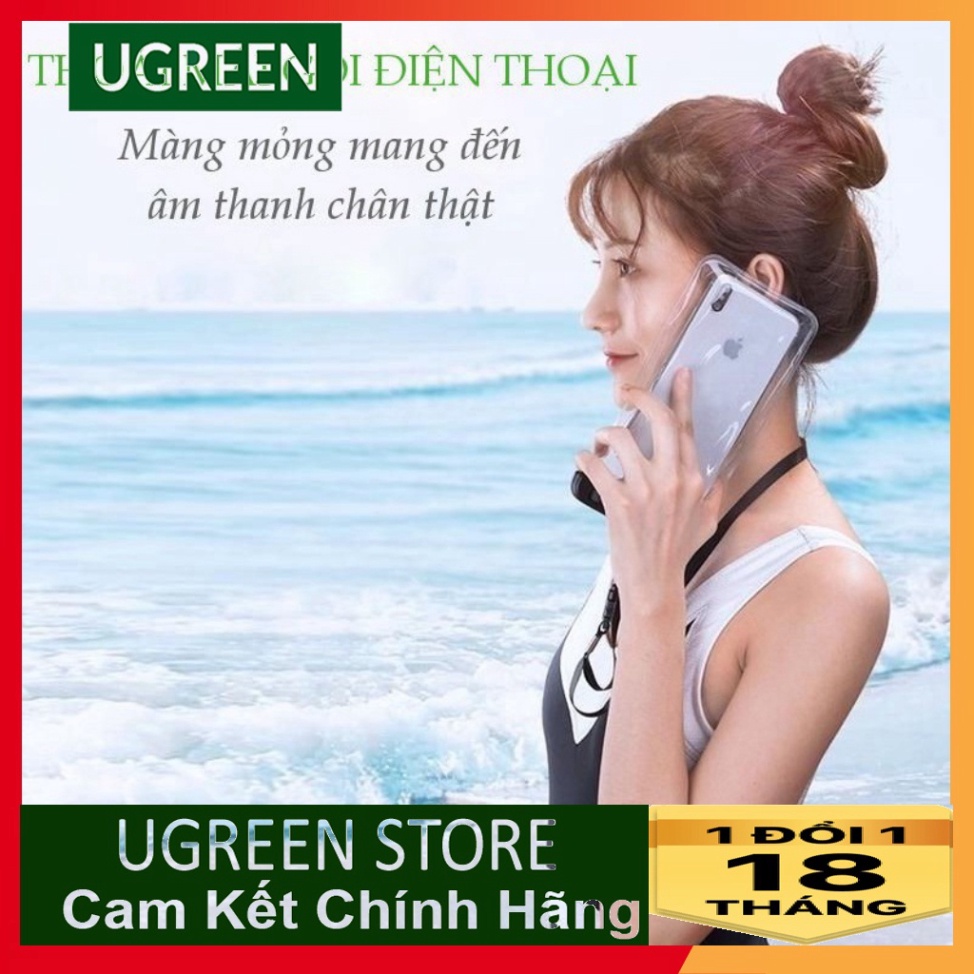 Túi chống nước điện thoại tiêu chuẩn IPX8 độ sâu 10m-Tương thích màn hình ĐT từ 4 đến 6.5 icnh Chính Hãng
