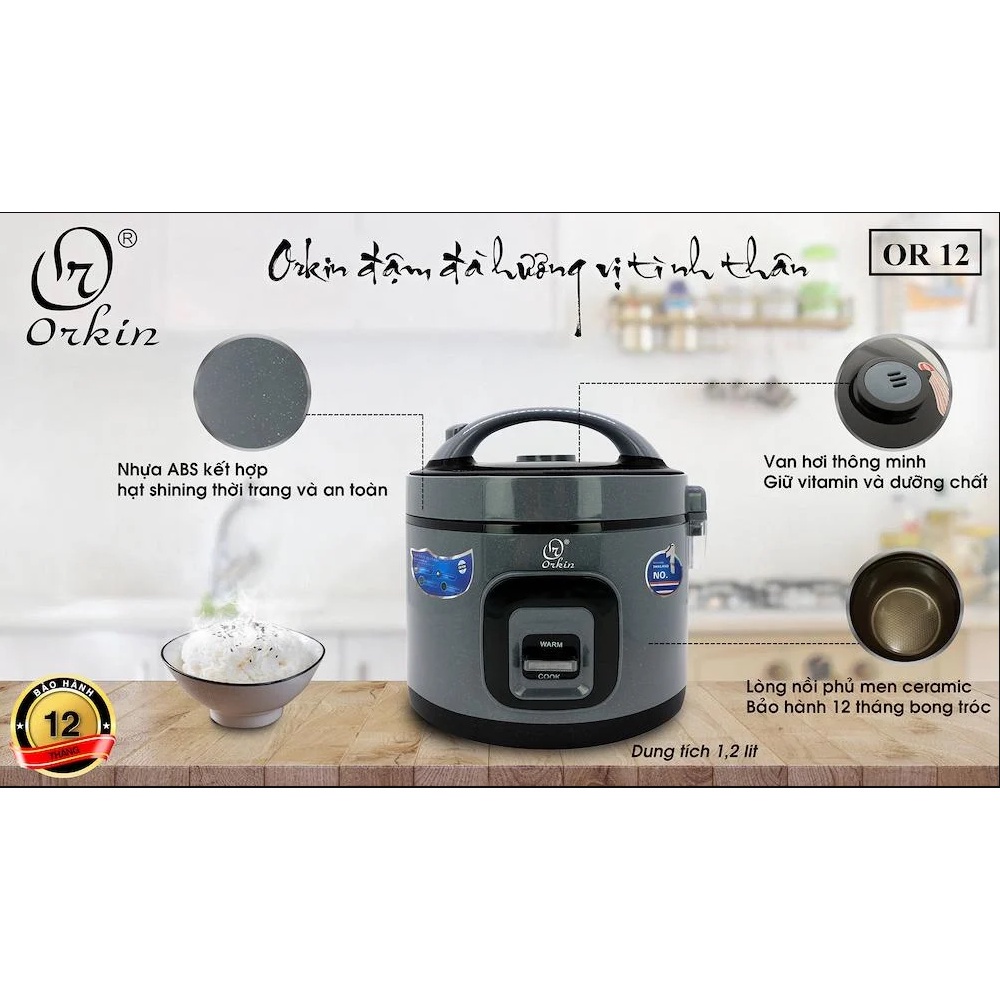 NỒI CƠM ĐIỆN THÁI LAN ORKIN OR12,OR18