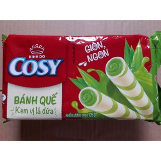 Bánh quế cosy kem vị lá dứa