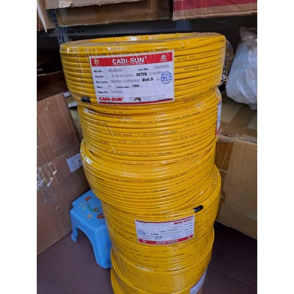 Dây điện đôi  Cadisun chính hãng.