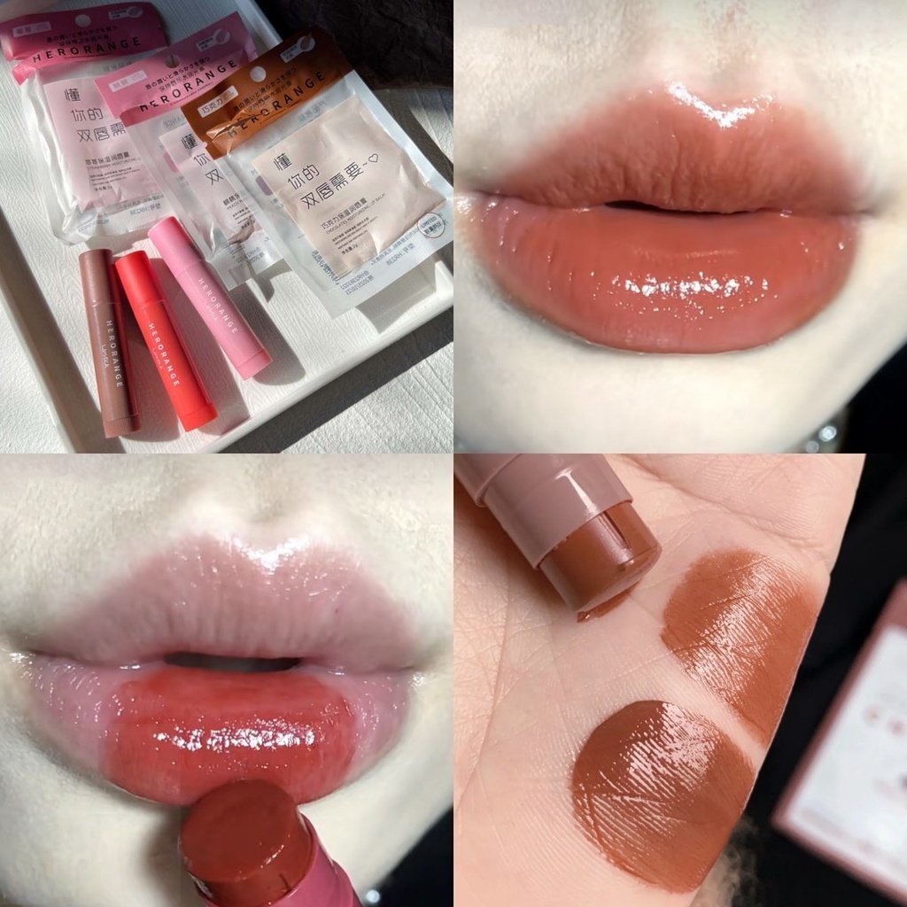 Son Dưỡng Môi Herorange Giúp Dưỡng Ẩm Và Làm Mờ Đường Viền Môi Cho Mùa Thu / Mùa Đông