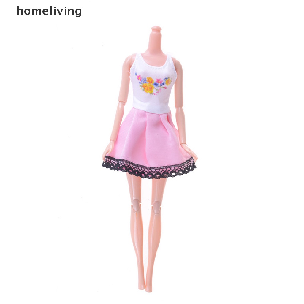 Set 5 Bộ Quần Áo Thời Trang Cho Búp Bê