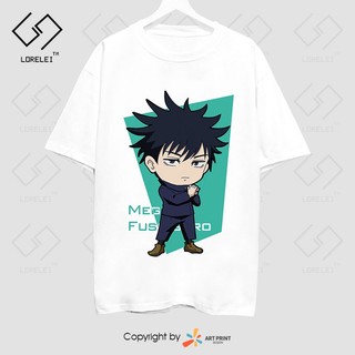 Áo thun Jujutsu Kaisen Megumi Chibi ngắn tay