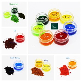 Bột Màu Chuyên Dùng Cho Sáp Nến - Phù Hợp Tất Cả Sáp - Có Hướng Dẫn Pha Màu