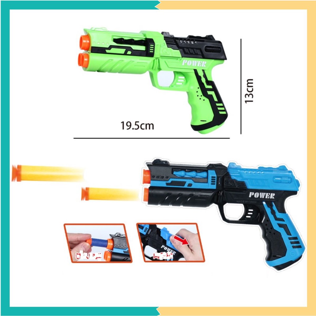 Đồ chơi phóng xốp dính/ Sốp hít tường cho trẻ em - TẶNG KÈM 10V XỐP