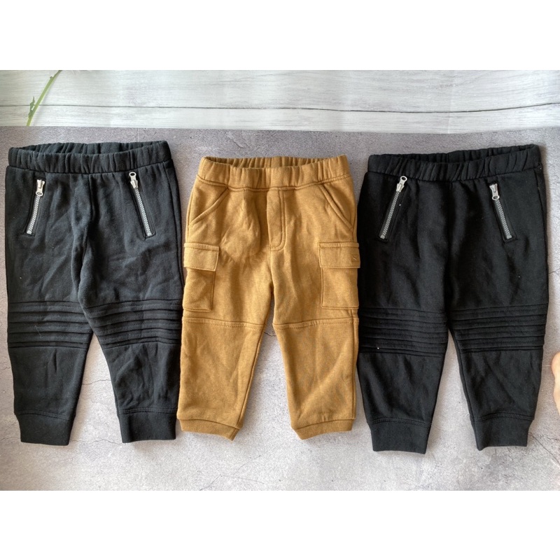 Quần nỉ lót bông cho bé trai 3m-18m