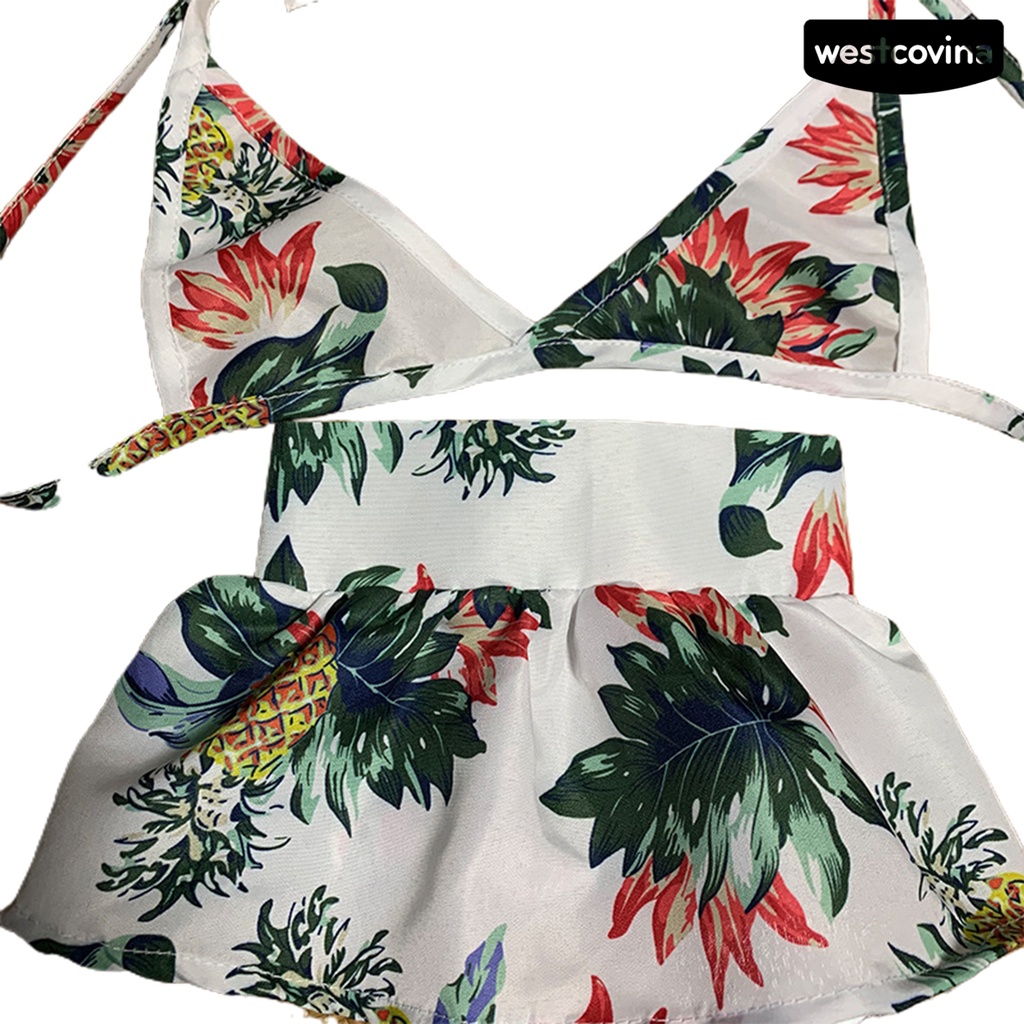 [COD]♘Bộ Đồ Bơi Bikini In Họa Tiết Dễ Thương Thời Trang Mùa Hè Cho Cún Cưng