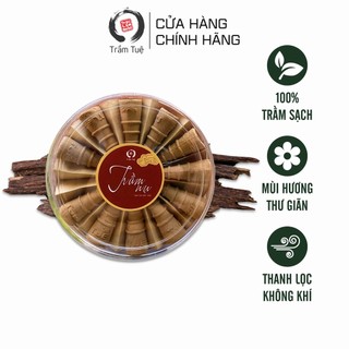 Trầm nụ tháp Trầm Tuệ hộp 22 viên mùi hương thanh dịu không hóa chất