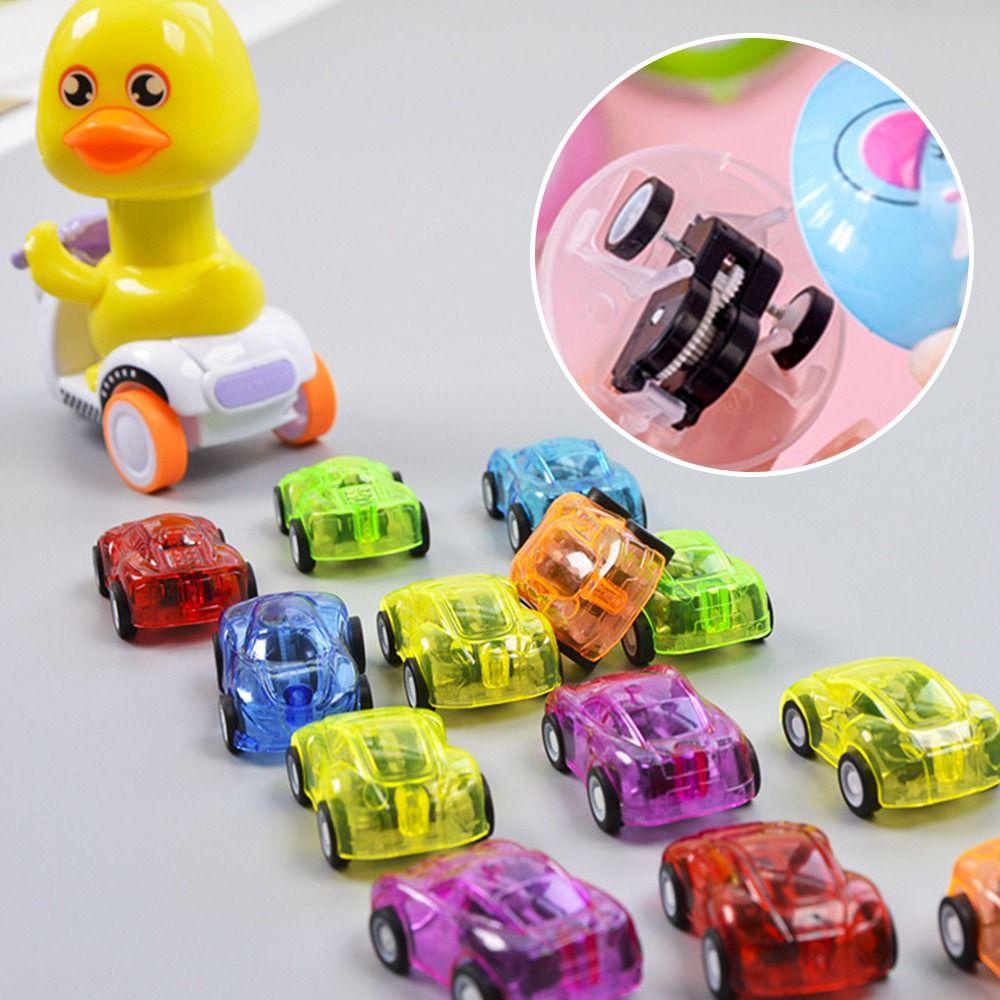 CHOOKEY Set 5 Mô Hình Xe Buýt Hoạt Hình Cho Bé Trai