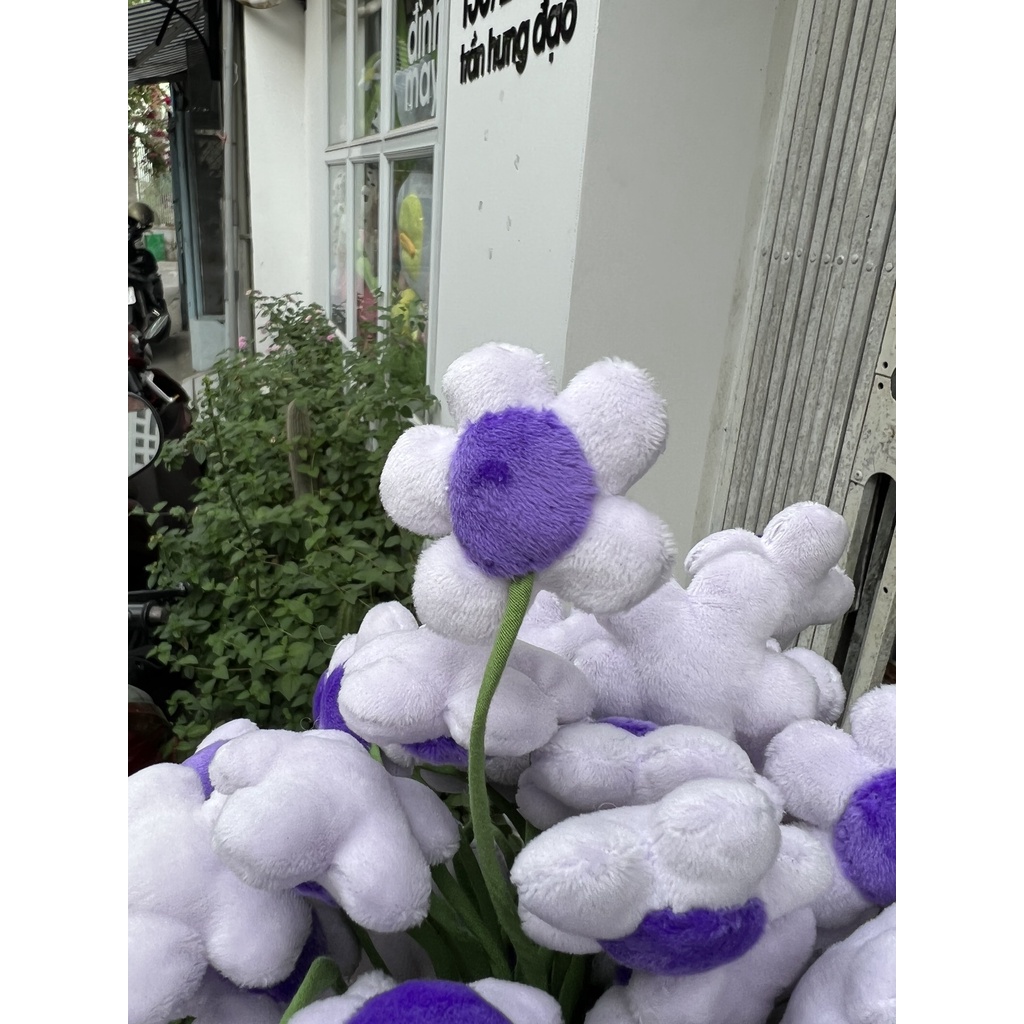Hoa 5 Cánh Dễ Thương, thân 30cm - gấu bông đình may