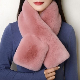 Khăn Choàng Lông Thỏ Giả Giữ Ấm