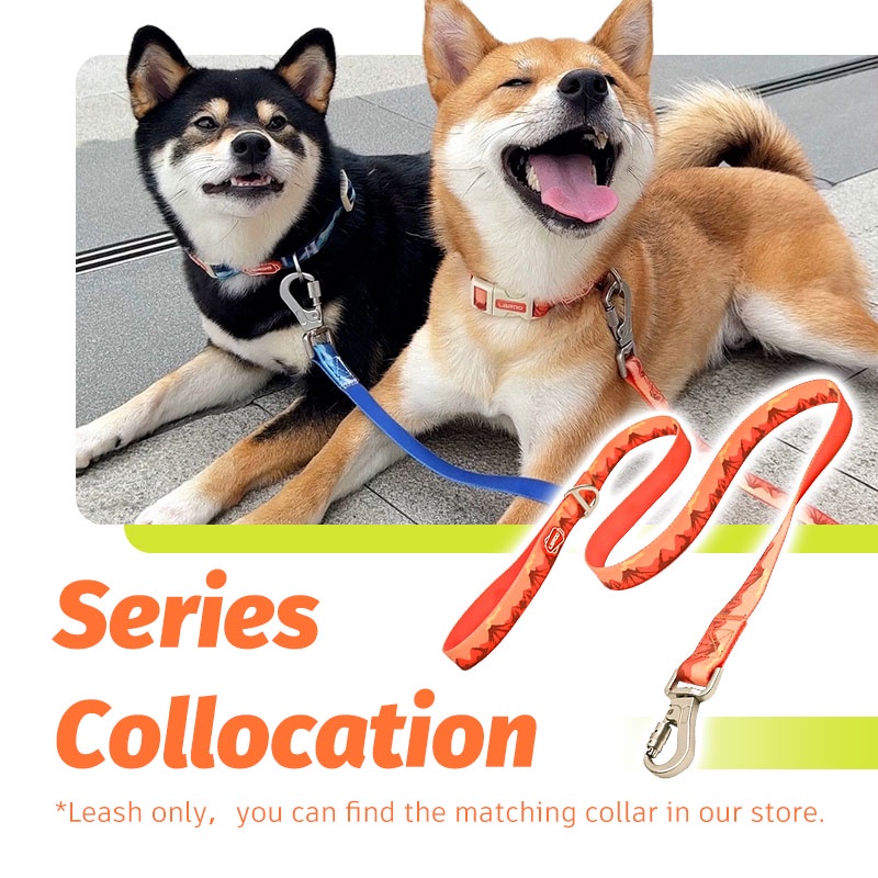 HamshMoc Dây Dắt Thú Cưng Đi Dạo Bằng Nylon Chống Nước Có Móc Với Tay Cầm Rộng Chống Mùi Mạnh Mẽ