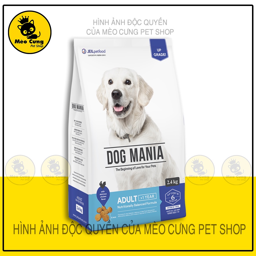 HẠT DOG MANIA ADULT CHO CHÓ TRƯỞNG THÀNH 1kg