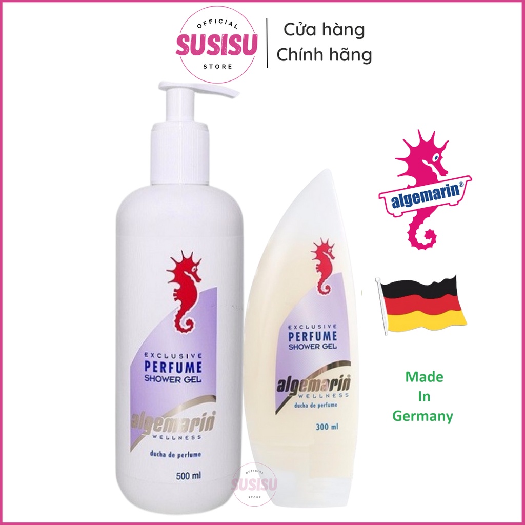 Sữa tắm cá ngựa ALGEMARIN Exclusive Perfume 300ml/500ml (hàng Đức)