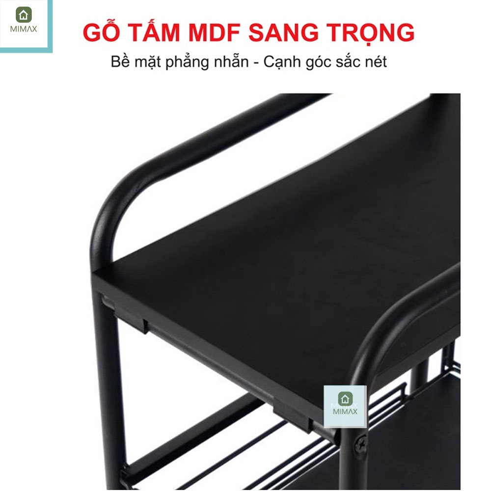 Kệ Góc Hẹp Để Đồ Đa Năng Nhà Bếp - Nhà Tắm Thông Minh Có Ngăn Kéo Đựng Rau Củ Quả MIMAX KDN05 Xoay Gia Vị 4 5 tầng