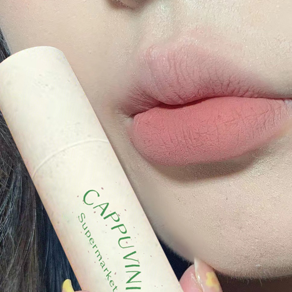 Son Môi CAPPUVINI Mềm Mịn Như Nhung Chống Nước Lâu Trôi Dưỡng ẩm