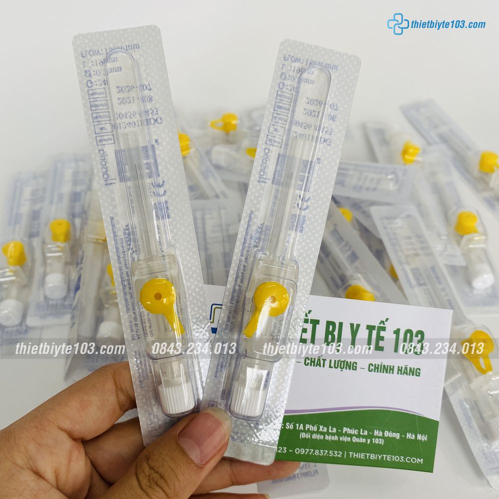 COMBO 10 Cái Kim Luồn Tĩnh Mạch Mediflon Các Size 20G 22G 24G Hàng Ấn Độ Chính Hãng