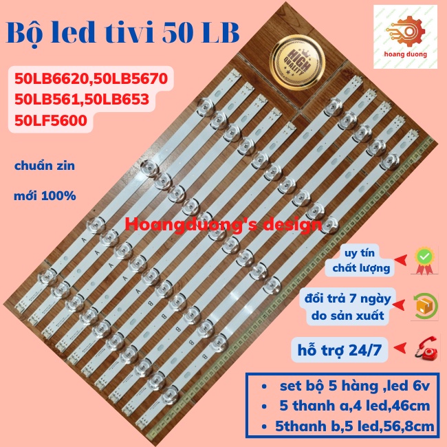 Thanh led tivi lg50lb,50lb6620,50lb5670,50lb561,50lb653,50lf5600-dthoangduong